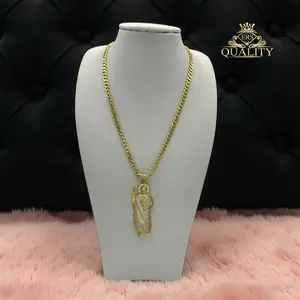 N52 San Judas Tadeo Necklace - Gold Plated 14k