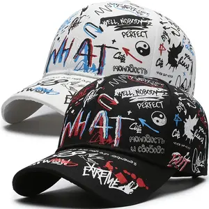 Two-Piece Set / Graffiti-Print Sun-Shading Baseball Cap / All-Season / Outdoor Leisure & Sports / Travel