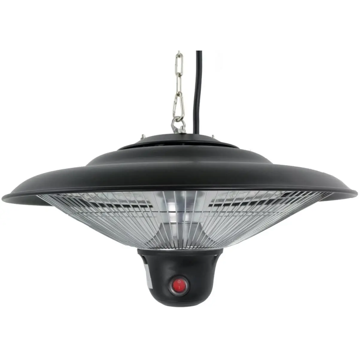 212 MAIN Hanging Metal Electric Gazebo Heater - 1500W, LED Lights, Remote Control, Black, Sturdy, Cost-Effective Operation, Anti-Tilt Switch, ETL Certified, Assembly Required, Indoor/Outdoor Use