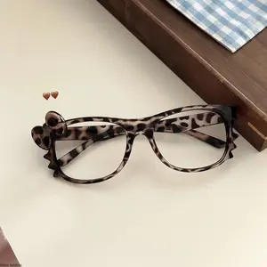 2025 New Y2K Kitty Leopard Glasses | Sweet & Cool, No-Makeup Essential – UV400 – US Design – Cute & Cool, Light Luxury – Perfect for Summer & Vintage Street – Unisex Must-Have