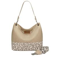 With Strap-Leopard Beige