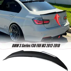 MUTUSAISI Rear Trunk Spoiler Wing For BMW F30 F80 M3 2012-2018 3 Series Decklid Lip Exterior Accessories