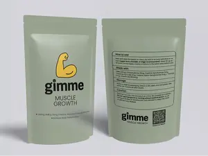 GIMME Plant-Based Daily Support Patches Muscle Formula 30 Pack for Active Lifestyle Nutrient-Infused Steady Release Easy Use