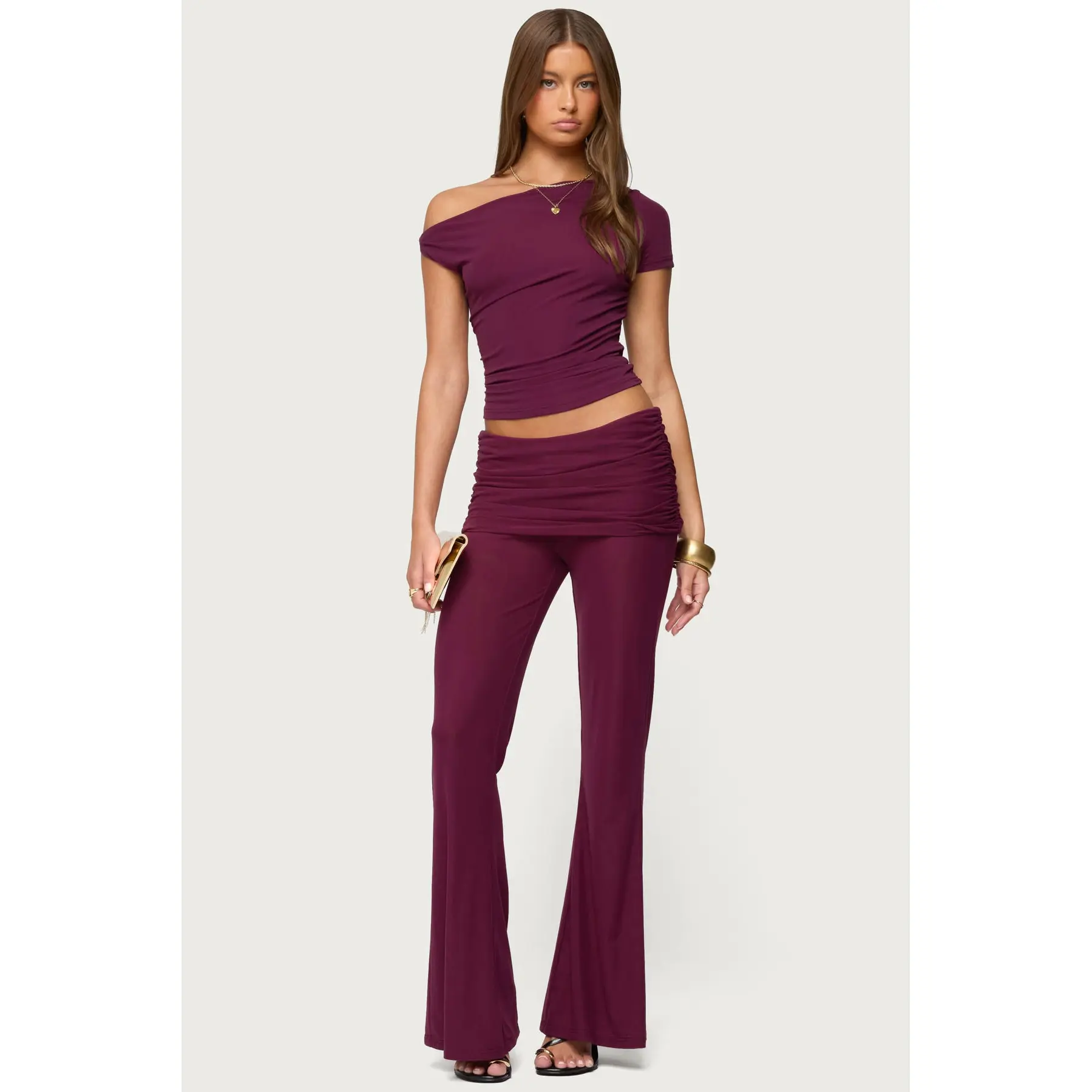 Halli Foldover Mini Skirt Pants Halli Foldover Mini Skirt Pants