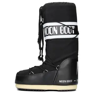 Moon Boot Icon Logo Printed Lace Up Boots