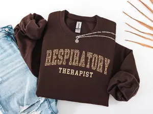 Respiratory Therapist Short Sleeve T-Shirt Or Sweatshirt,  RRT , Respiratory Nurse Shirt, RT , Respiratory Therapy Shirt Cotton Fabric