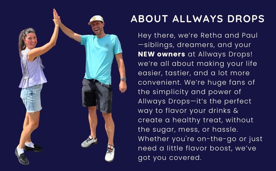 Allways Drops Natural Mango Water Enhancer Drops | Sugar-Free, Zero Calories, Monk Fruit Sweetened | Glass Bottle for On-the-Go Hydration | Kids & Adults | 50 Drinks | Flavor Life, Allways Healthy Beverage