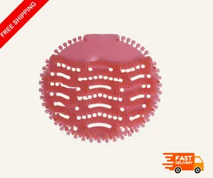 Urinal Screen Deodorizer Anti-Splash Technology Odor Freshener Strawberry Scent 10 PACK Sturdy Design for Enhanced Hygiene