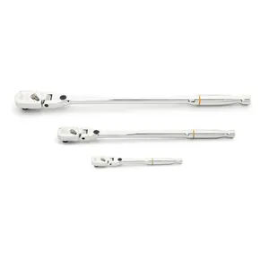 Gearwrench KD81206XP 120XP Compact Head Ratchet - 3 Piece Set, 11 Position Push Button, 3 Degrees Swing Arc, 2.72 lbs 120xp Ratchets