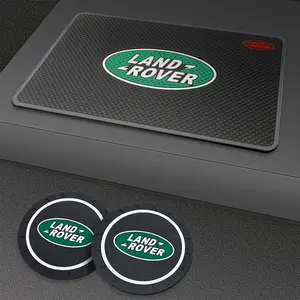 Rubber Car Cup Holder Coasters Set for Land Rover Defender Discovery Range Rover, Anti-Slip Non-Toxic Durable Design, 1-3pcs Pack