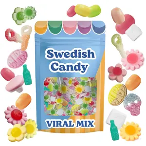 BUBS Swedish Candy Mix \u2013 Viral Sweet & Sour Gummies | Assorted Fruity Swedish Sweets | Made in Sweden | Scandinavian Pick & Mix Favorite