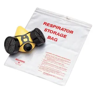 Allegro  12 Inchx15 Inch Respirator Storage Bag W-Zipper