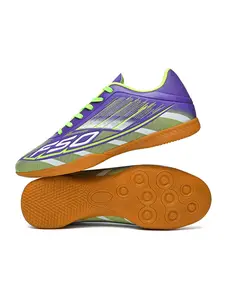Women's Five-A-Side Ic Indoor Flat Soccer Shoes, Sports Competition Training Shoes, Suitable for Indoor Football Fields, Football Boots