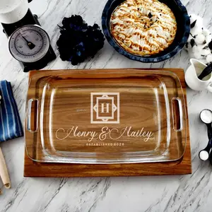 Personalized Engraved Pyrex Baking Dish