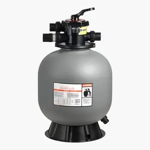 20-Inch Sand Filter System For In-Ground And Above-Ground Pools, 50 GPM, Includes 7-Way Multi-Port Valve, Backwash, Rinse, Recirculate, Waste, Winterize And Closed Modes For Reliable, Clear Water Filtration