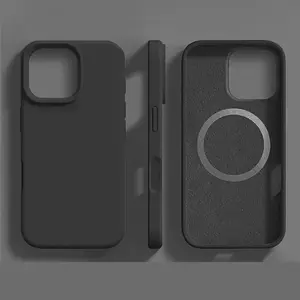 Magnetic Liquid Silicone Phone Case, Full Body Shockproof Phone Protective Cover, Phone Accessories Compatible with iPhone 11 12 13 14 15 Plus 16 17Air 17 Pro Max, Casing