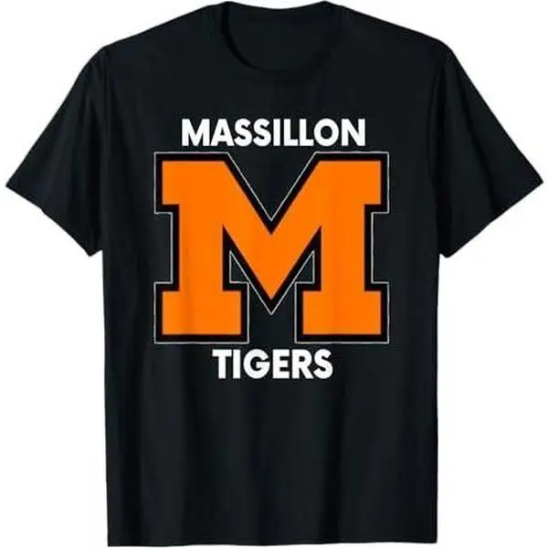 Massillon M Sports, Football, Baseball, Basketball. Tigers T-Shirt