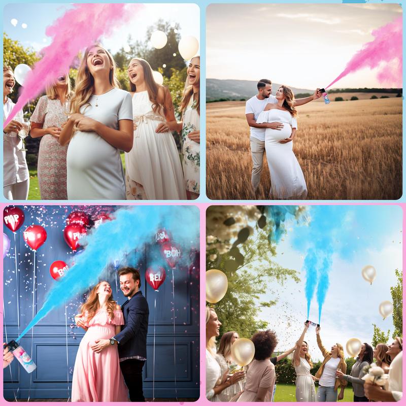 Gender Reveal Spray  Boys and Girls Gender Reveal Party, Powder blaste,  Birthday party, cheerleading