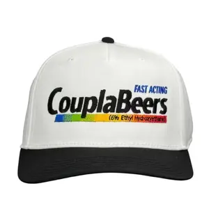 Couplabeers Funny Drinking Embroidered Hat
