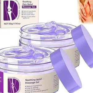 2Pcs Kresin Joint Pain Purple Gel Purple, Kresin Joint Gel Activities Throughout The Body,Soothes Knees, Lumbar, Neck, Hands, and Feet