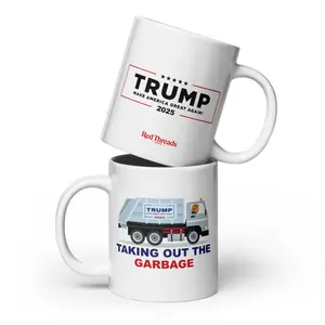 The Garbage Man Mug - Ceramic Mug, Bold Design, Microwave & Dishwasher Safe, Ideal for Coffee and Tea
