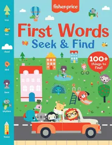 USED-Fisher-Price: First Words Seek & Find by Mattel (Board book)