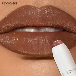 Long Lasting 2-in-1 Lipstick, Matte Finish, Moisturizing & Non-Stick Lipstick Non-Stick & Smudge-Proof Lipstick, Hydrating, Moisturizer