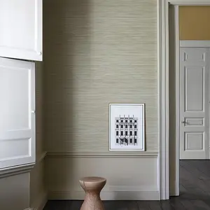 JIFFDIFF Grasscloth Peel and Stick Wallpaper 17.3" x 120" Renter Friendly, Cream Textured Grassweave Wallpaper Self Adhesive Removable for Bathroom Bedroom