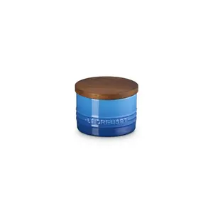 Le Creuset Signature 7oz Salt Cellar with Wood Lid | Marseille