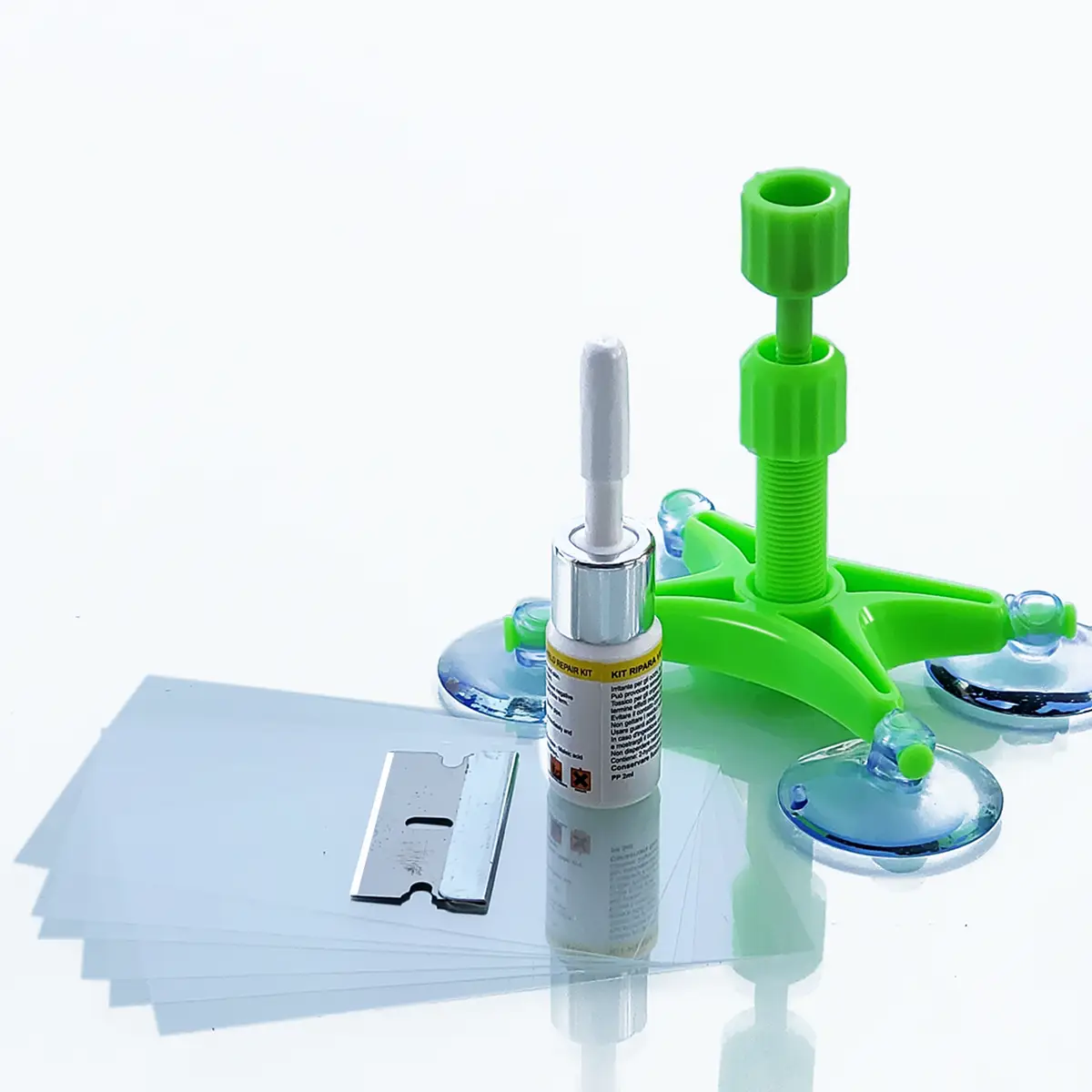 Windshield Repair Kit, Windshield Crack Repair Kit, High Efficiency Glass Chip Repair Kit With Pressurized Unit, Quick Repair Of Cracks, Star Cracks,