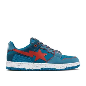 A Bathing Ape Sk8 Sta #7 M2 Outdoor Pack Blue Red