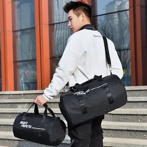 Fitness Bag Men's Wet and Dry Separation Training Sports Backpack Hand Luggage Short-Distance Travel Bag Women's Large Capacity Swimming Bag