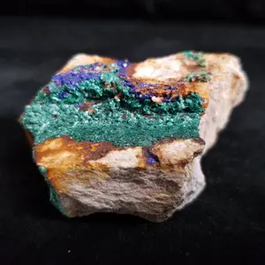 Malachite Azurite Chrysocolla Isolated Host Raw Natural Healing Crystals and Stones (MAC20)