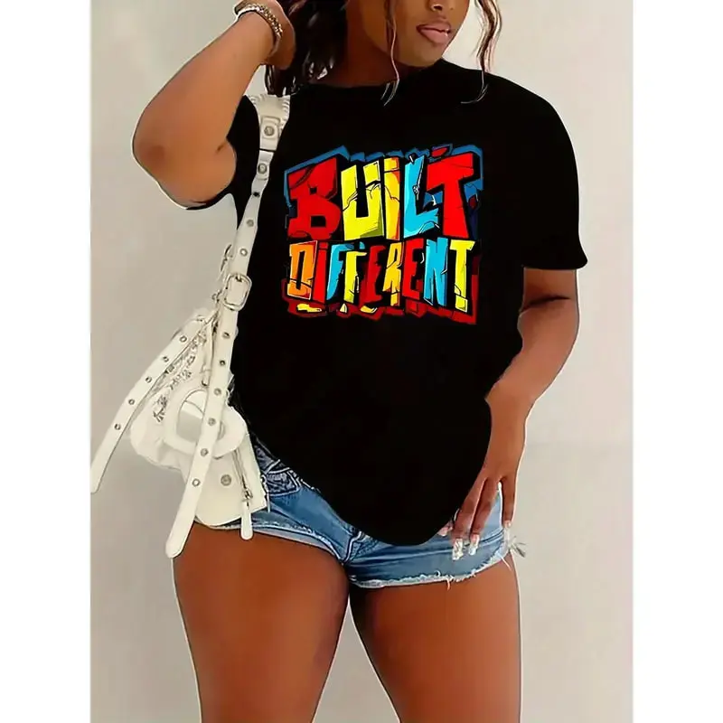 Women's Retro Vintage Graphic Print Tee, Casual Shortsleeve Cotton T-Shirt with 'All Juice No Seeds' Humor, Gag Gift in Light Blue & More, Crew Neck, 3Xl, Breathable Fabric, Round Neck, Tshirt, Cherry, Top, Everyday, Soft, Streetwear, Short Sleeves