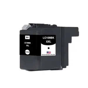 U.S. Remanufactured for Brother LC109XXLBK Super High Yield Black Ink Cartridge