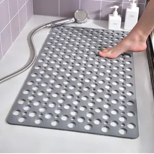 Non-slip PVC Bathroom Mat with Suction Cups – Waterproof Shower & Bathtub Mat with Strong Grip To Ensure Bathroom Safety