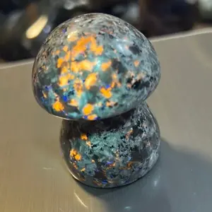 Yooperlite Mushroom Crystal Carving