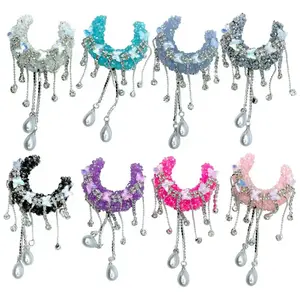 8pcs Pendant Shiny high-quality fashion Moon Rhinestone Beads, Round Loose Charms, perfect for DIY jewelry, mobile phone pendants, beadable pens,accessories, keychains and handicrafts, DIY Crafts, and Christmas Ornaments