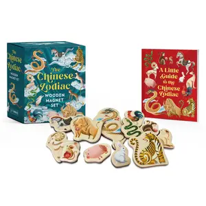 The Chinese Zodiac Wooden Magnet Set by RP Minis [Novelty Gift]