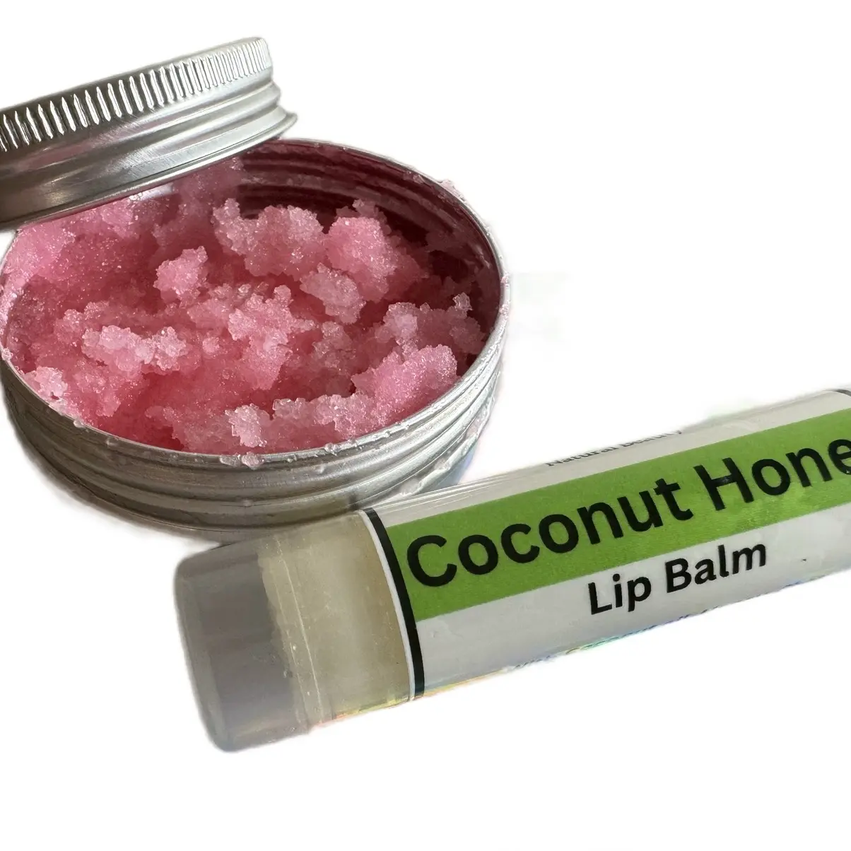 Coconut Honey Líp Balm Bundle hydrate and exfoliate lip natural and organic
