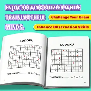 Sudoku workbook: Relieve stress, enhance focus - a gentle mental exercise that transforms leisure time into an efficient way to use time