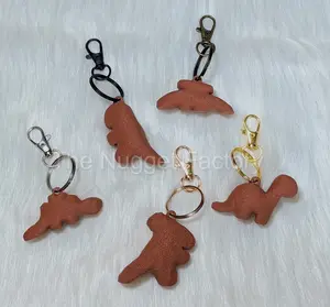 Dino Nugget Keychain, Dinosaur Nugget Trinket, Mini Food Keychain, Dino Nug Pendant, Mini Dino Nugget, Wallet and Handbag accessory, Small Gift, Charm