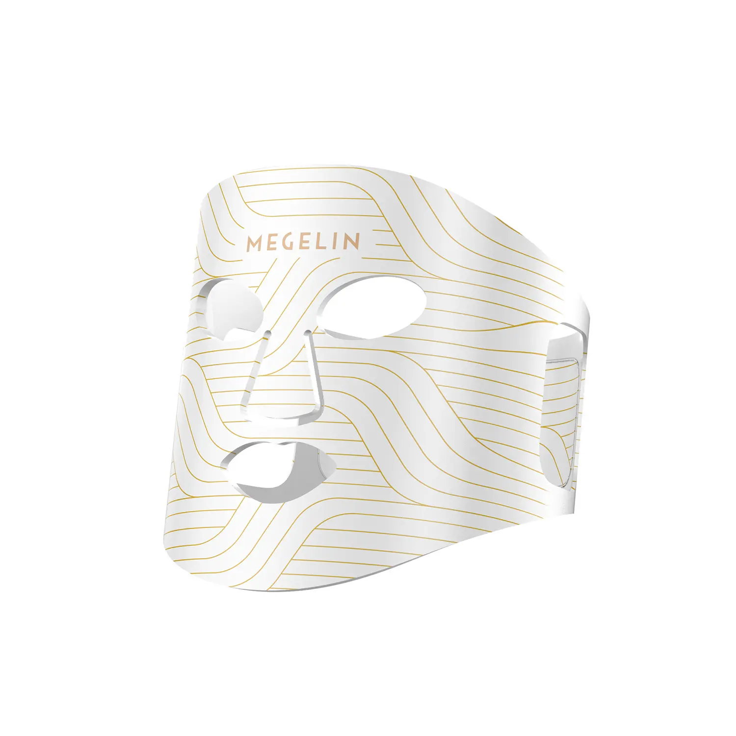Megelin Laser & LED Facial Therapy Mask for Zone-Specific Anti-Aging, Wrinkle Reduction & Redness Relief - 304 LEDs, 40 Lasers
