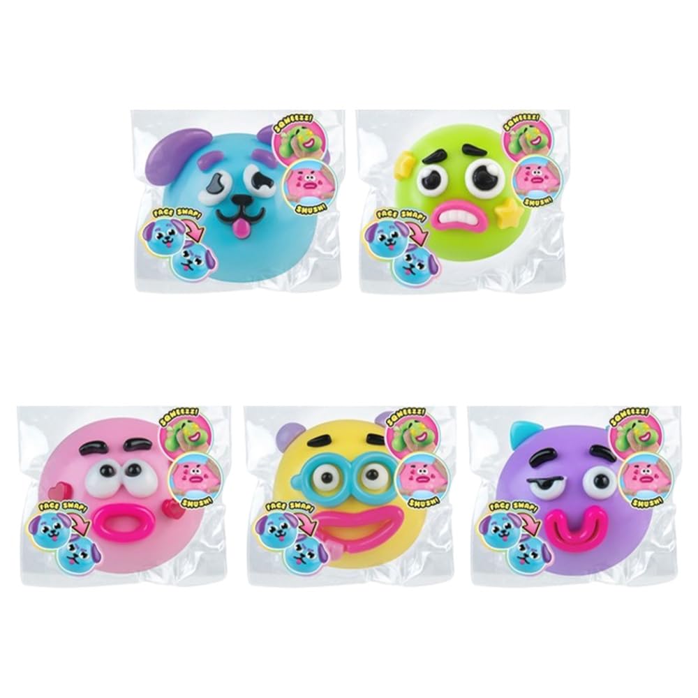 NEW Smushers Squishy - Curiosities Smushers Dog Face Swap Squishy Soft Moldable Cute Slow Rise Relaxing Sensory Fidget Relief Anxiety Stress Fun Desk Accessory for Adults NEW Smushers Squishy - Curiosities Smushers Dog Face Swap Squishy Soft Moldable Cute Slow Rise Relaxing Sensory Fidget Relief Anxiety Stress Fun Desk Accessory for Adults