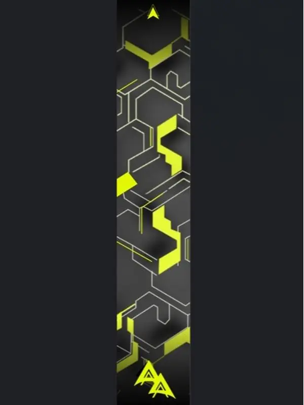 APA HEX CAMO SERIES ARROW WRAPS - YELLOW