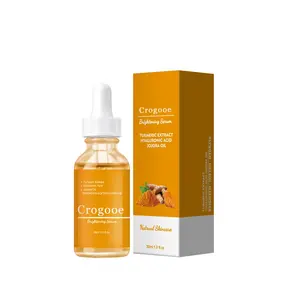 Crogooe  Brightening Turmeric Hyaluronic Acid Serum - Brighten +Hydrates Hydrating Moisture Skincare Comfort Moisturizing Moisturize Skin Repair