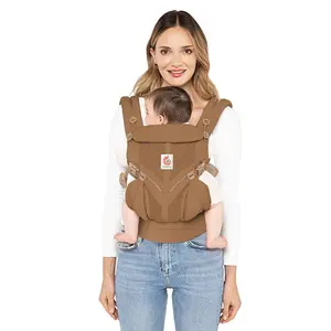 Ergobaby Omni Classic All Carry Positions Breathable Standard Baby Carrier for Newborn to Toddler - Camel