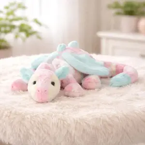 Jellycat Lazulia Dragon Plush – Soft Pastel Stuffed Toy, Fantasy Collectible, 50cm With Tags