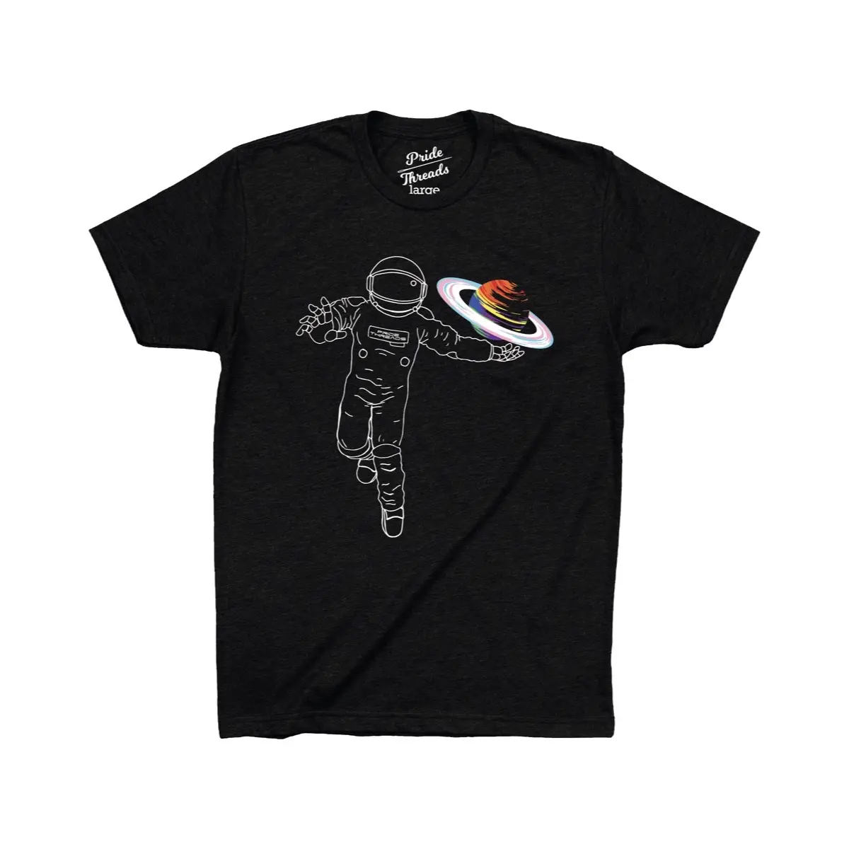 T-shirt, Cotton, Casual, Black