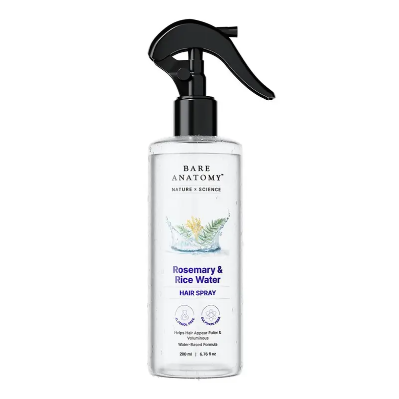 Rosemary & Rice Water Hair Spray- 200ml pack of 3 Natural Soft Hair Nourishing Hair Rosemary & Rice Water Hair Spray- 200ml pack of 3 Natural Soft Hair Nourishing Hair
